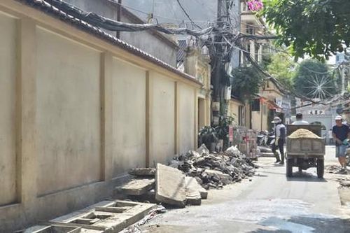 Phường Thanh Xuân: Thi công dự án đầu tư công chưa đảm bảo vệ sinh môi trường