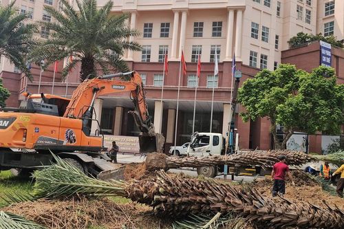 Hiện trạng nút giao Dương Đình Nghệ – Mễ Trì trước ngày xây hầm chui 655m