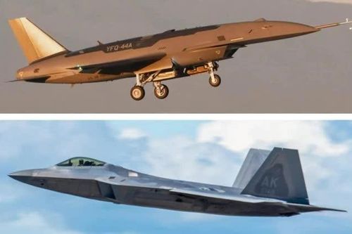 Phi công F-22 lần đầu điều khiển tiêm kích không người lái YFQ-44A Fury trong chiến đấu