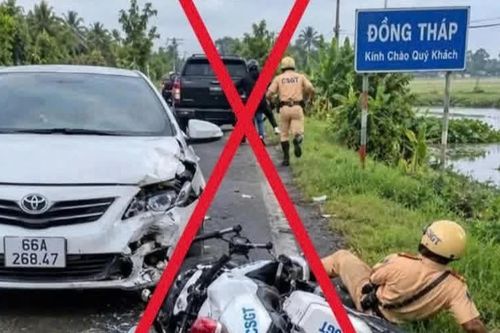 Đồng Tháp bác bỏ thông tin Công an truy đuổi người vi phạm gây va chạm giao thông