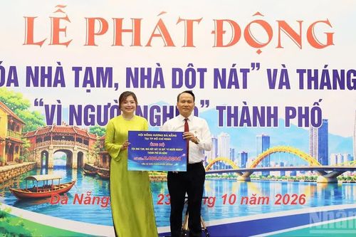 Đà Nẵng: Tiếp nhận hơn 11,4 tỷ đồng hỗ trợ xóa nhà tạm và 'Vì người nghèo'