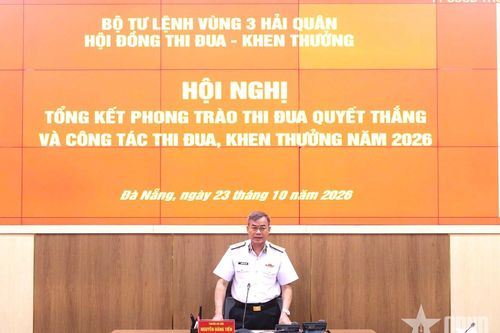Vùng 3 Hải quân tổng kết phong trào Thi đua Quyết thắng và công tác thi đua, khen thưởng năm 2026