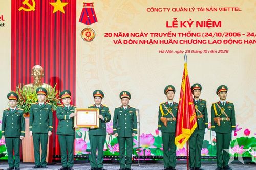 Công ty Quản lý tài sản Viettel đón nhận Huân chương Lao động hạng Nhì