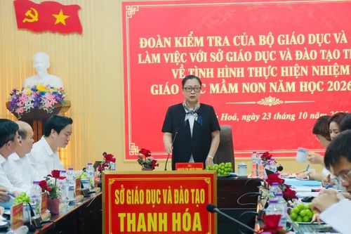 Thứ trưởng Nguyễn Thị Quyên Thanh: Khắc phục bất cập, giữ vững chất lượng sau sắp xếp trường học
