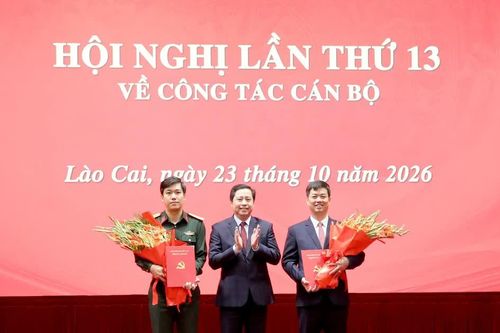 Thượng tá Lương Hoàng Giang tham gia Ban Chấp hành Đảng bộ tỉnh Lào Cai nhiệm kỳ 2025 - 2030