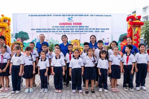 Phường Tân Mỹ phát động phân loại chất thải rắn sinh hoạt tại nguồn gắn với mô hình Trạm MRF, chung tay xây dựng khu phố xanh - sạch - đẹp