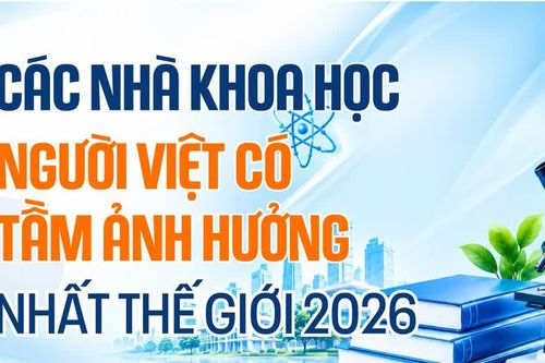 Các nhà khoa học người Việt có tầm ảnh hưởng nhất thế giới 2026