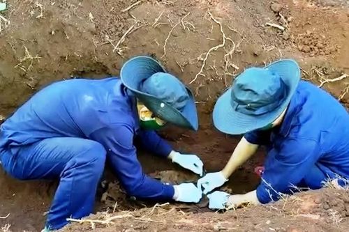 Tìm thấy hài cốt liệt sĩ Việt Nam trong rẫy cà phê ở Lào