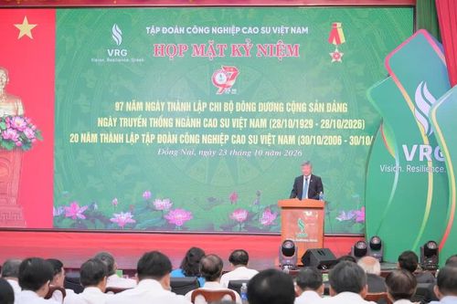 Tập đoàn Công nghiệp cao su Việt Nam kỉ niệm 97 năm Ngày truyền thống ngành