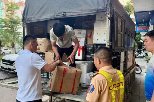 Phát hiện gần 700 kg hoa quả chưa rõ nguồn gốc