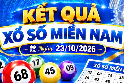 Kết quả xổ số miền Nam hôm nay ngày 23/10/2026