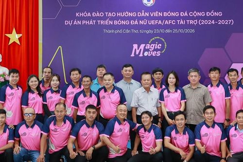 Khai mạc khóa đào tạo hướng dẫn viên bóng đá cộng đồng 2026