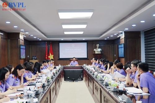 Họp Ban Chỉ đạo rà soát, hoàn thiện vị trí việc làm của Viện kiểm sát nhân dân