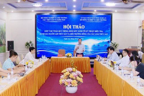 Hội thảo góp ý hoàn thiện quy trình điều tra, đánh giá nguồn lợi thủy sản