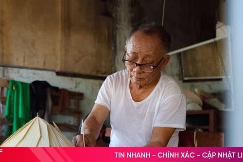 Tuổi ngoài 80 vẫn miệt mài bên vành nón lá Đan Du