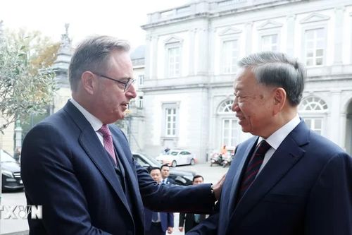 Thủ tướng Vương quốc Bỉ Bart De Wever chủ trì Lễ đón Tổng Bí thư, Chủ tịch nước Tô Lâm
