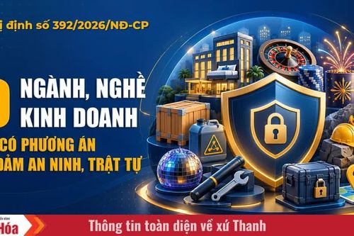 10 ngành, nghề kinh doanh phải có phương án bảo đảm an ninh, trật tự