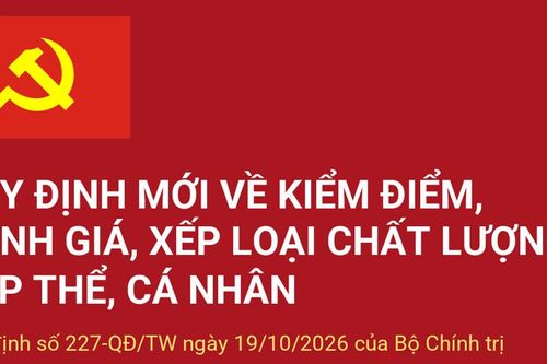 Quy định mới về đánh giá, xếp loại cán bộ: Lấy kết quả công việc làm thước đo