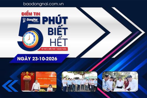 Điểm tin '5 phút biết hết' sáng 23-10: Chăm lo xây dựng Đảng vững mạnh từ từng chi bộ