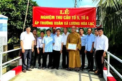 Xã Lương Hòa Lạc: Đưa vào sử dụng cầu giao thông nông thôn