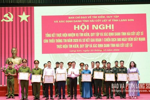 Tổng kết thực hiện nhiệm vụ tìm kiếm, quy tập và xác định danh tính hài cốt liệt sĩ còn thiếu thông tin năm 2026