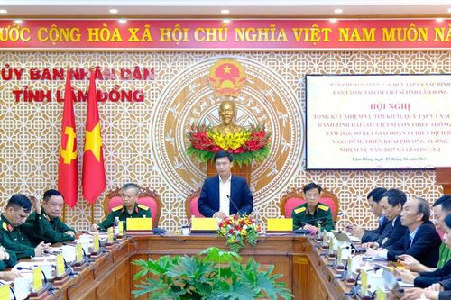 Lâm Đồng đẩy mạnh tìm kiếm, quy tập hài cốt và xác định danh tính liệt sĩ còn thiếu thông tin