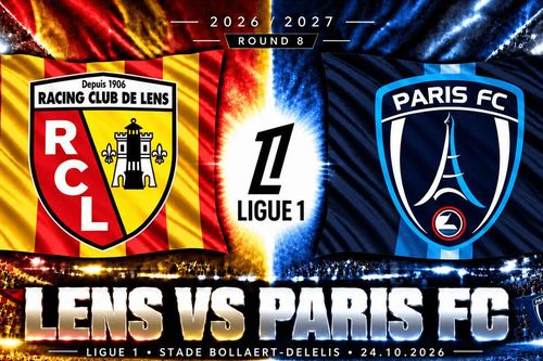 Lịch sử đối đầu Lens vs Paris FC: Thauvin góp mặt trong chiến thắng 5-0, ký ức loạt luân lưu năm 2019 trở lại