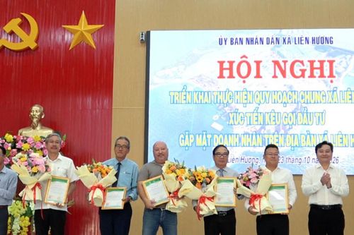 Liên Hương triển khai Quy hoạch chung, xúc tiến kêu gọi đầu tư