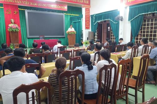 Xã Cửa Việt đối thoại với 9 hộ dân liên quan đến công tác giải phóng mặt bằng