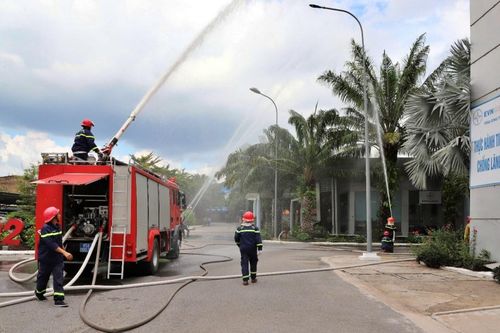 EVNGENCO2 phối hợp diễn tập phương án phòng cháy, chữa cháy và cứu nạn, cứu hộ năm 2026