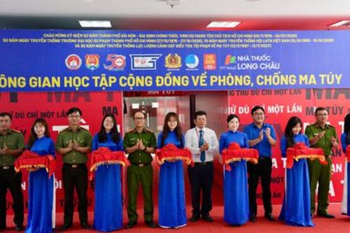 Khánh thành không gian học tập cộng đồng về phòng, chống ma túy tại Trường ĐH sư phạm TPHCM