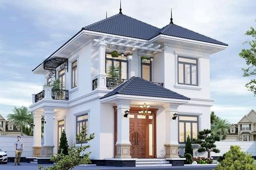 Xây nhà mái Nhật 2 tầng 90m² 3 phòng ngủ bao nhiêu tiền?