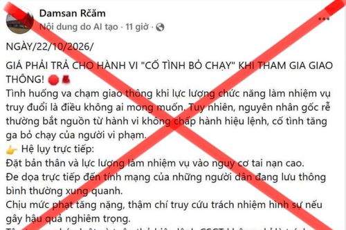 Công an Đồng Tháp bác thông tin 'CSGT gặp nạn khi truy đuổi người vi phạm'