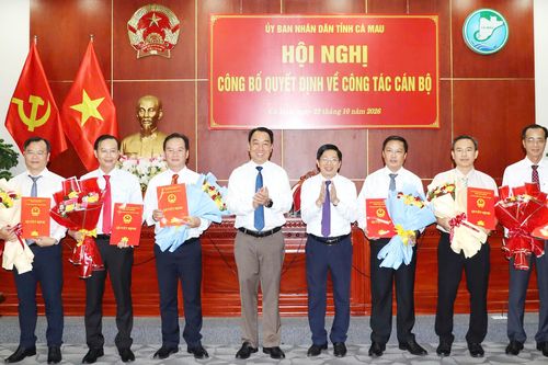 Cà Mau luân chuyển, bổ nhiệm nhiều lãnh đạo sở