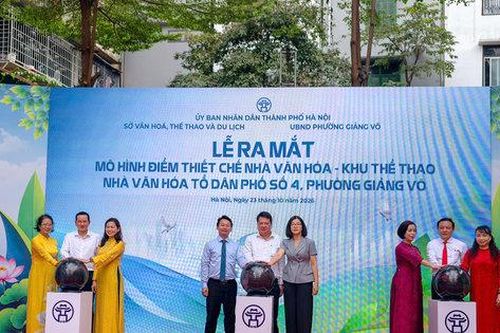 Giảng Võ ra mắt mô hình thiết chế văn hóa gắn với chuyển đổi số