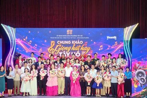 Bồi dưỡng những giọng ca triển vọng từ cuộc thi Giọng hát hay Tây Hồ