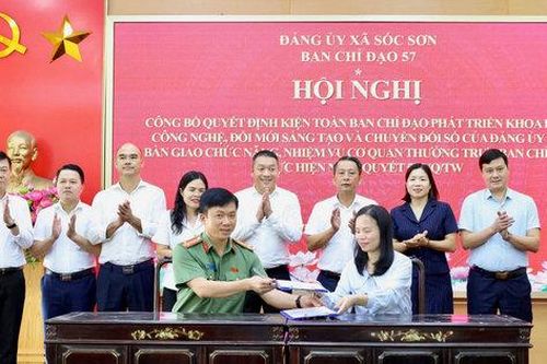 Xã Sóc Sơn kiện toàn Ban Chỉ đạo phát triển khoa học, công nghệ, đổi mới sáng tạo và chuyển đổi số