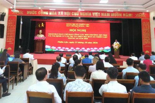 Xã Thiên Lộc: Chi trả 507 tỷ đồng, bàn giao gần 40ha mặt bằng Dự án Bắc Thăng Long Urban City