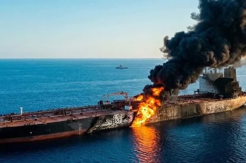 Iran đồng loạt tập kích 7 tàu dầu tại tuyến hàng hải eo biển 'Hormuz'
