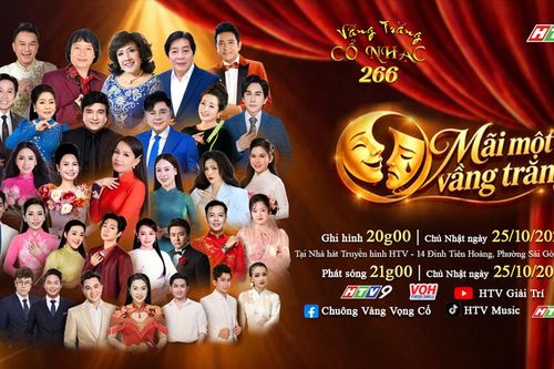 'Vầng trăng cổ nhạc' lần 266: Nghe lại 'Hàn Mặc Tử', 'Vụ án Mã Ngưu', 'Bánh bông lan'