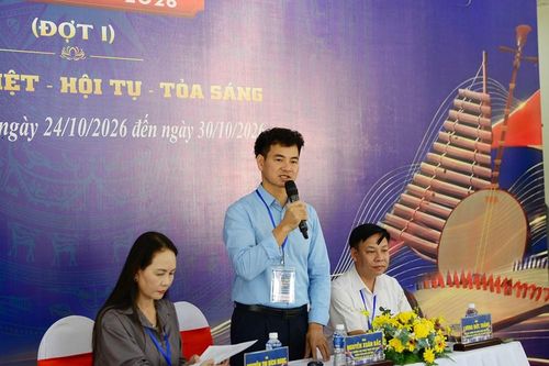 Họp BTC 'Cuộc thi Độc tấu và Hòa tấu nhạc cụ dân tộc toàn quốc'