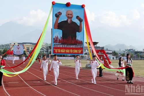 Hơn 1.000 vận động viên tham gia Đại hội thể dục thể thao tỉnh Lai Châu