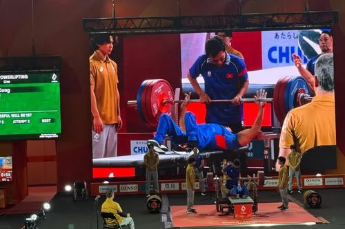 Cử tạ người khuyết tật Việt Nam kết thúc tranh tài tại ASIAN Para Games 5