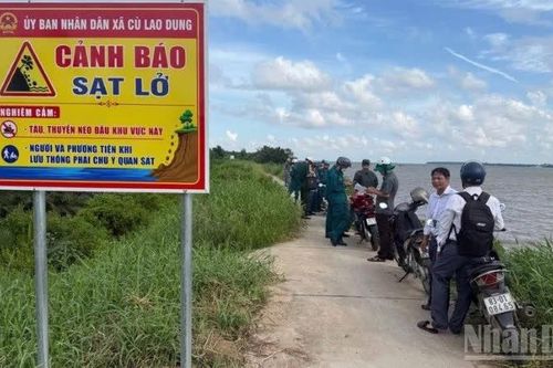 Cần Thơ đầu tư hơn 500 tỷ đồng xây dựng đê phòng, chống sạt lở ở Cù Lao Dung