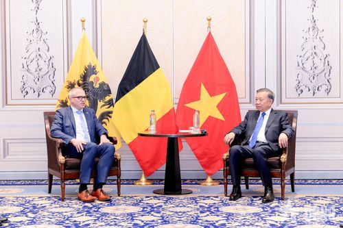 Tổng Bí thư, Chủ tịch nước Tô Lâm tiếp Bộ trưởng - Thủ hiến vùng Wallonie và Bộ trưởng - Thủ hiến vùng Flanders