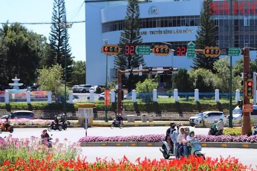 Đà Lạt tất bật điểm tô sắc hoa trước mùa lễ hội