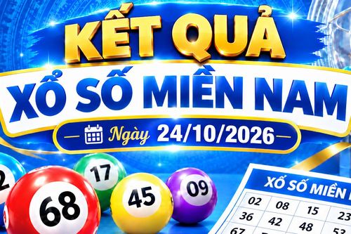 Kết quả xổ số miền Nam hôm nay ngày 24/10/2026