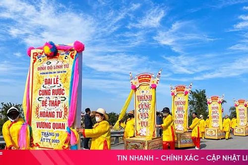Nhiều hoạt động đặc sắc tại Lễ hội đền Cả - Dinh đô Quan Hoàng Mười năm 2026