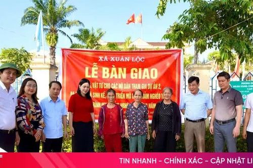 Xuân Lộc trao sinh kế cho các hộ khó khăn