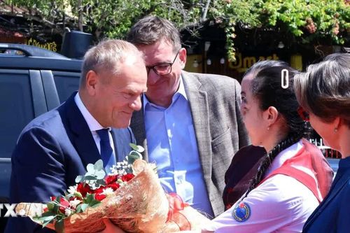 Thủ tướng Ba Lan Donald Tusk thăm phố cổ Hội An, thành phố Đà Nẵng